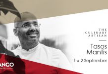 Ο σεφ Τάσος Μαντής στο 2ο Culinary Artisan Event στο Lango Design Hotel & Spa