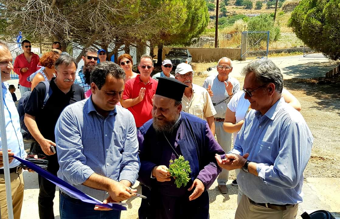 Î‘Ï€Î¿Ï„Î­Î»ÎµÏƒÎ¼Î± ÎµÎ¹ÎºÏŒÎ½Î±Ï‚ Î³Î¹Î± Î. Î£Î±Î½Ï„Î¿ÏÎ¹Î½Î¹ÏŒÏ‚ Î±Ï€ÏŒ Ï„Î· ÎÎ¯ÏƒÏ…ÏÎ¿ Î³Î¹Î± Ï„Î± ÎµÎ³ÎºÎ±Î¯Î½Î¹Î± Î¼Î¿Î½Î¬Î´Î±Ï‚ Î±Ï†Î±Î»Î¬Ï„Ï‰ÏƒÎ·Ï‚ ÏƒÏ„Î¿ Î½Î·ÏƒÎ¯: Î›ÏÏƒÎ±Î¼Îµ Î²Î±ÏƒÎ¹ÎºÎ¬ Ï€ÏÎ¿Î²Î»Î®Î¼Î±Ï„Î± Ï„Ï‰Î½ Î½Î·ÏƒÎ¹ÏŽÎ½ ÎºÎ±Î¹ Î¸Î­ÏƒÎ±Î¼Îµ Ï„Î¹Ï‚ Î²Î¬ÏƒÎµÎ¹Ï‚ Î³Î¹Î± Ï„Î·Î½ Î±Î½Î¬Ï€Ï„Ï…Î¾Î® Ï„Î¿Ï…Ï‚